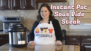 Best Sous Vide Steak in Instant Pot  Beginners Tutorial  Sous Vide Without Vacuum [upl. by Nah]