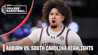 SEC Tournament Quarterfinals South Carolina Gamecocks vs Auburn Tigers  Full Game Highlights [upl. by Mukund]