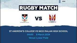 RUGBY St Andrews College vs Nico Malan High School [upl. by Jewett]