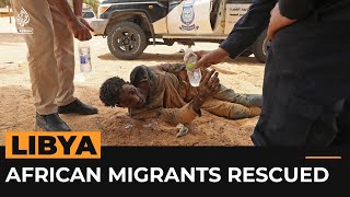 African migrants ‘left to die’ in the desert at TunisiaLibya border  Al Jazeera Newsfeed [upl. by Alliw137]