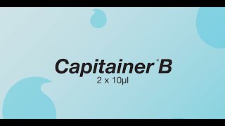 Provtagning med Capitainer®B 2x10µl Sampling Video Capitainer®B 2x10µl in Swedish [upl. by Pacificia551]