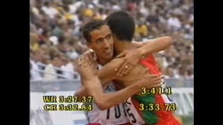 Noureddine Morceli vs Hicham El Guerrouj Final 1500m during the World Championships in Gothenburg 95 [upl. by Synned60]