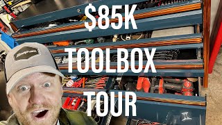 85k Fully Loaded SnapOn Epiq 68quot Toolbox Tour 2023 [upl. by Nnaitsirhc]