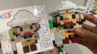 ASMR ONE PIECE NANO BLOCK  Usopp [upl. by Samira]