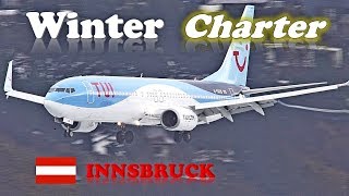 Incredible INNSBRUCK AIRPORT Plane Spotting 2018 • VERY BUSY WEEKEND • Winter Charter Flights [upl. by Amesari]