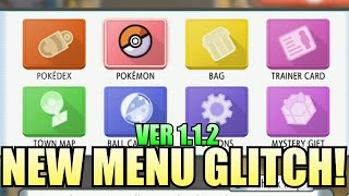 NEW Menu Glitch for update 112 in Pokemon Brilliant Diamond Shining Pearl [upl. by Tsirc]