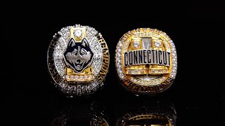 2024 National Championship Ring Reveal  UConn Mens Basketball [upl. by Anaibib639]