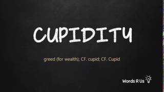 How to Pronounce CUPIDITY in American English [upl. by Serene]