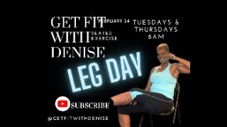 Get Fit with Denise Live Leg Day Workout Class [upl. by Kliber]