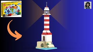 LIGHTHOUSE Lego classic 11015 ideas How to build easy [upl. by Dnomad409]