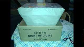 100 schot cake van 15 kilo van Arka uit Polen Night of lui he GC7525100 [upl. by Wsan]