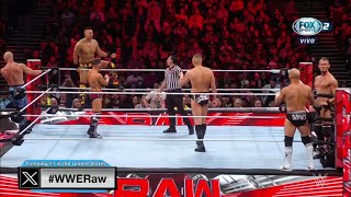 Johnny Gargano Tommaso Ciampa amp The Miz Vs Imperium Parte 1  WWE Raw 11122023 En Español [upl. by Atronna]