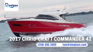 FOR SALE 2017 Chris Craft Commander 42 Virtual Video Tour [upl. by Naira]