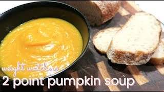 Weight Watchers 2 Point Pumpkin Soup Recipe [upl. by Gelasius]