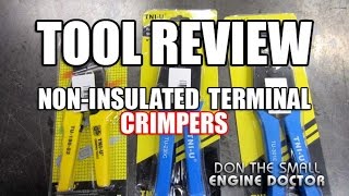 TOOL REVIEW  NonInsulated Terminal Crimpers [upl. by Swain]