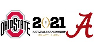 2021 CFP National Championship 3 Ohio State vs 1 Alabama Highlights [upl. by Suoiradal]