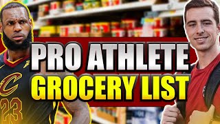 EASY Athlete Grocery Shopping Strategy  Basketball Nutrition Tips [upl. by Sikes]