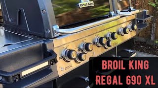 Broil King Regal 690 XL Erklärung und Einbrennen des Gasgrills [upl. by Sipple]