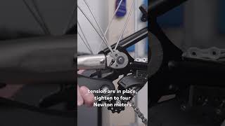 How to fit the chain tensioner on the Brompton P Line PT2 [upl. by Asle]