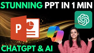 How to make PowerPoint PPT on mobile phone amp laptop using ChatGPT amp MicrosoftCopilotRitika AI Hindi [upl. by Nad]