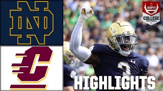 Central Michigan Chippewas vs Notre Dame  Full Game Highlights [upl. by Curnin442]