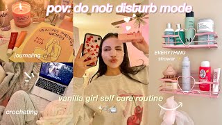 self care vlog 🫧🛁 skincare shower routine journaling  wellness [upl. by Eedissac427]