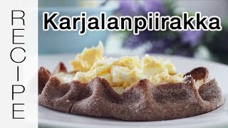 HOW TO MAKE SIMILAR KARELIAN PIE FINNISH FOOD RECIPE  RIISIPIIRAKKA JA MUNAVOI RESEPTI [upl. by Eisiam1]