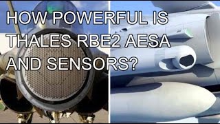 HOW POWERFUL IS THALES ULTRAEFFECTIVE RBE2 AESA amp SENSORS Thales TALIOS RBE2 Rafale SPECTRA [upl. by Iduj]