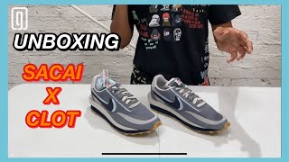 NIKE x CLOT x SACAI LD Waffle Cool Grey Honest Review [upl. by Ginelle]