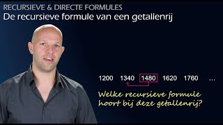 De recursieve formule van een getallenrij  Rijen en veranderingen vwo A  WiskundeAcademie [upl. by Olumor]