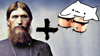 Bongo Cat playing Bonny M  Rasputin [upl. by Kerek641]