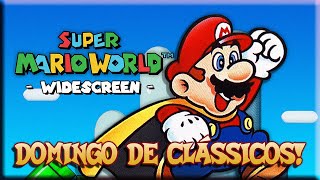 🔴 DOMINGO DE CLÁSSICOS  Super Mario World WIDESCREEN  Black [upl. by Roskes]