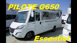 Pilote 650G essentiel kleinste integraal camper Een tweede hands camper voor 75000 euro [upl. by Raseta852]