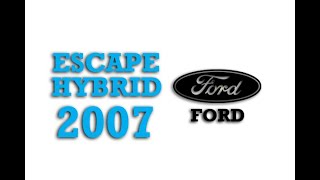 2007 Ford Escape Hybrid Fuse Box Info  Fuses  Location  Diagrams  Layout [upl. by Leinto926]