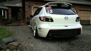 Mazdaspeed 3 Straight PipedLaunch Control [upl. by Judah]