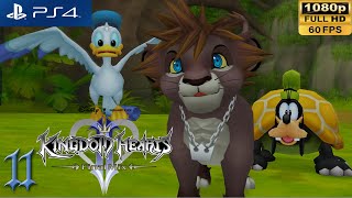 PS4 1080p 60fps Kingdom Hearts 2 Walkthrough 11 Pride Lands  KH HD 15  25 Remix [upl. by Schuler]