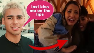 Andrew Davila caught trying to kiss Lexi Rivera on the lipss [upl. by Akienat]