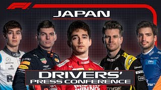 2019 Japanese Grand Prix PreRace Press Conference [upl. by Marolda]