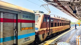 First LHB Run for 22160 Chennai  Mumbai Express  Departure from Chennai Central [upl. by Ardnekahs601]