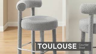 Toulouse Counter Stool [upl. by Mlohsihc]