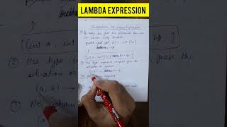 Characteristics of Lambda Expression java javadevelopment learning tutorial [upl. by Ladd]