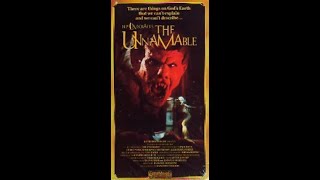 Opening To The Unnamable 1991 VHS [upl. by Ayhay]