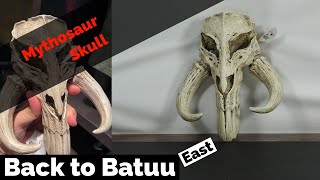 Mythosaur Skull from Galaxys Edge  Batuu East  Hollywood Studios [upl. by Lyrahs]