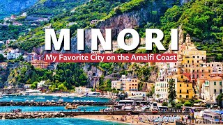 Minori Italy  4k Walking Tour on My Favorite City on the Amalfi Coast [upl. by Gnaig]