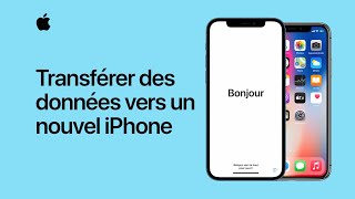 Transférer les données de votre ancien iPhone vers un nouvel iPhone – Assistance Apple [upl. by Ainsley647]