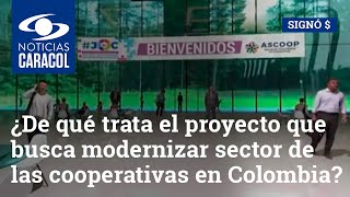 ¿De qué trata el proyecto que busca modernizar sector de las cooperativas en Colombia [upl. by Haswell203]