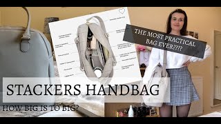 STACKERS HANDBAG THE BEST BAG FOR TRAVEL WORK AND LIFE HONEST REVIEW [upl. by Trutko]