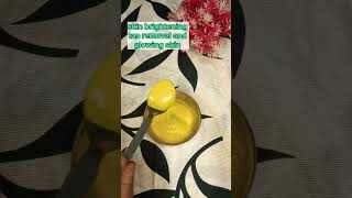 DIY  Curd and honey face mask for skin brightening curd and turmeric face mask skincare ytshort [upl. by Hazmah954]