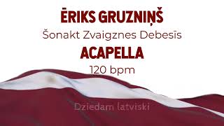 Ēriks Gruzniņš  Šonakt Zvaigznes Debesīs acapella [upl. by Wixted365]