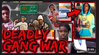 OAKLAND DEADLY BEEF Case “400” VS Stubby amp 2 Letter Gang “200” [upl. by Oys257]